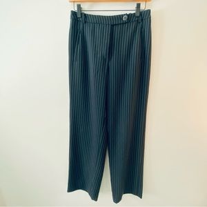 Black pinstriped Armani dress pants (size 4)